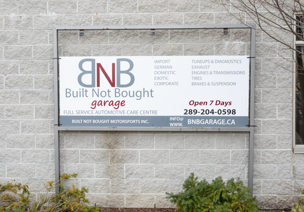 Built Not Bought Garage
